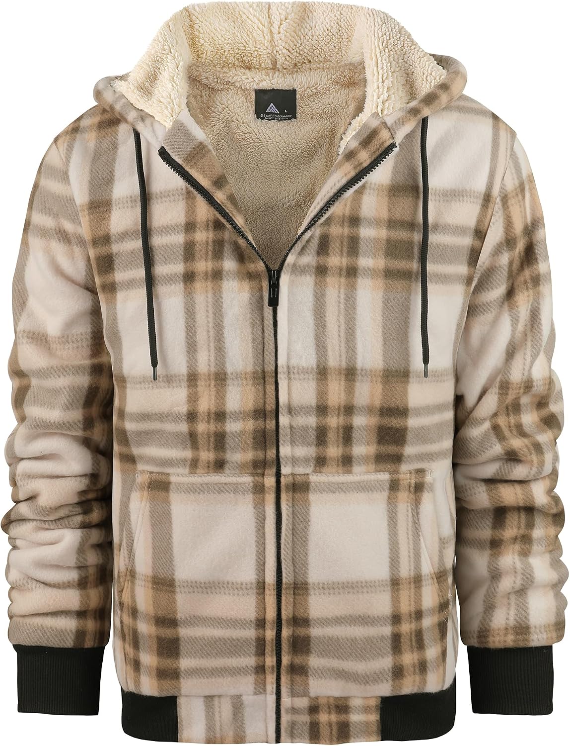 Detalle de Geeksport Veste Polaire Homme à Capuche Zippée