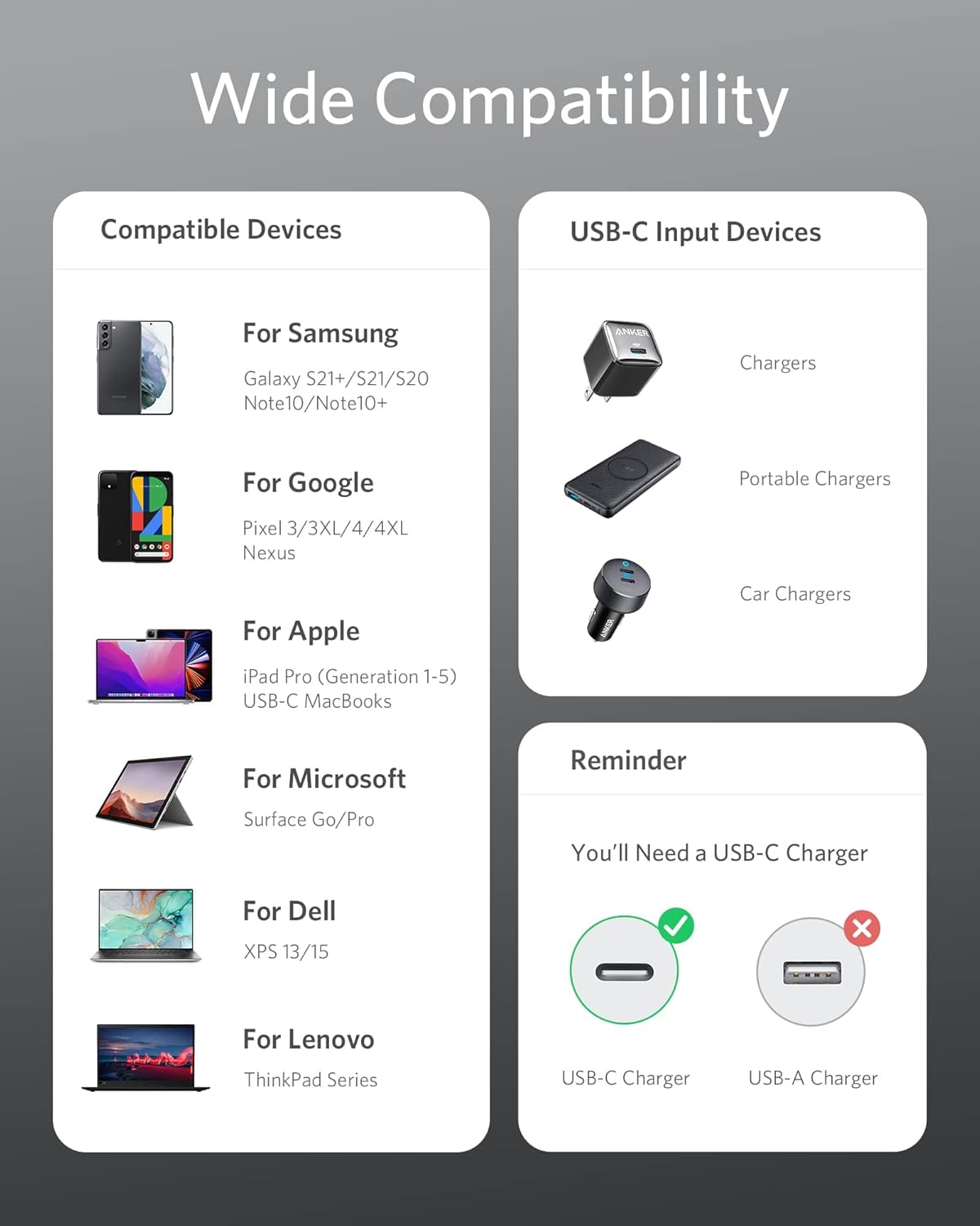 Thumbnail 3 de Anker USB C Cable 100W 1m