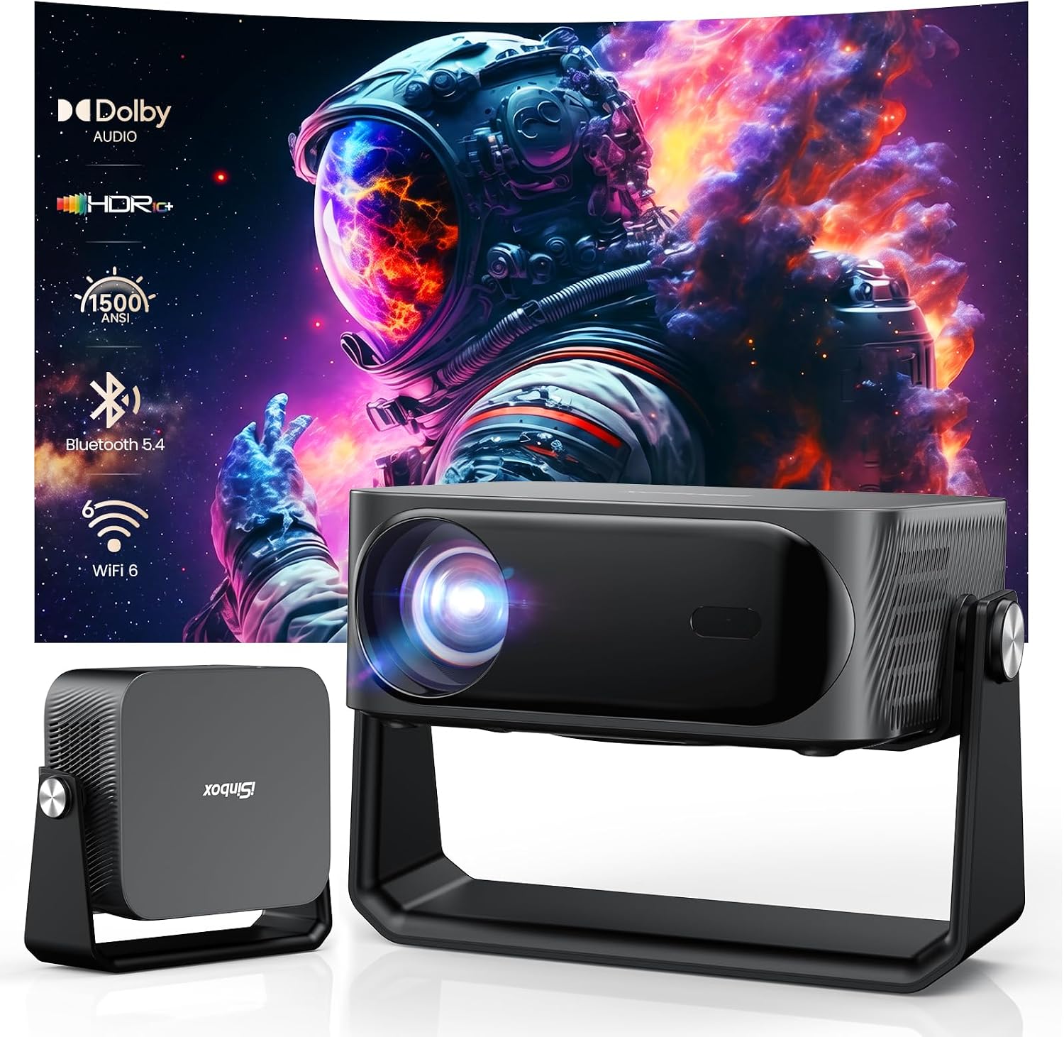 Detalle de iSinbox 4K Smart Beamer mit Autofokus und HDR10+