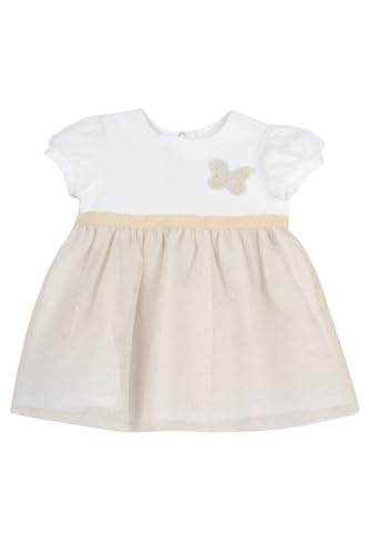 Detalle de Chicco Vestido Bebé blanco y dorado 0-24 meses