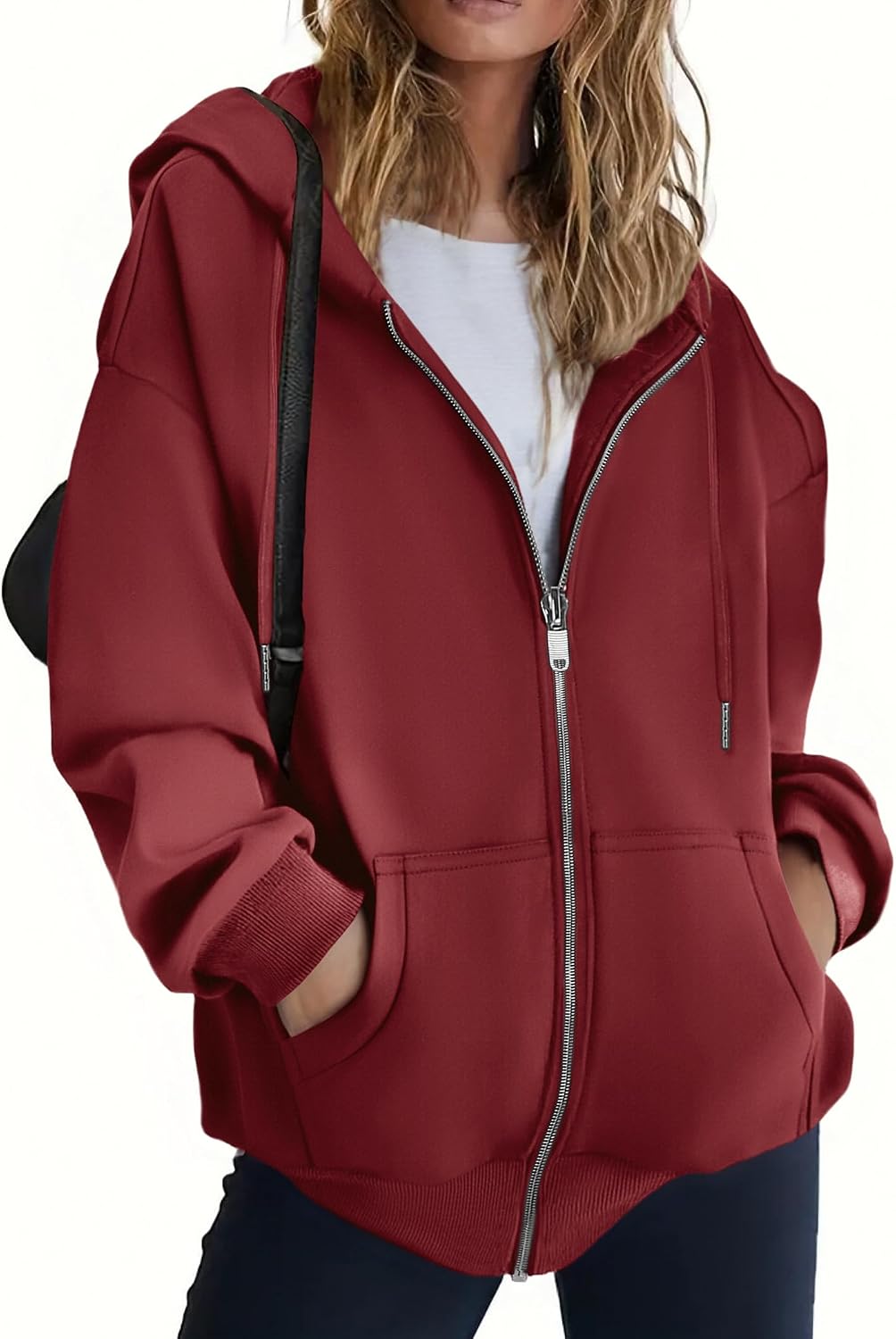 Thumbnail 1 de Zeagoo Zip Up Oversized Hoodie for Women