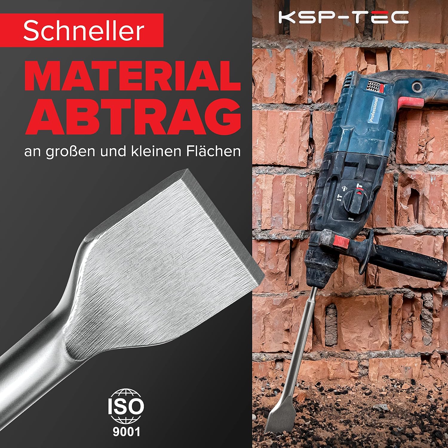 Thumbnail 5 de KSP-TEC® SDS Plus Meißel Set 4-tlg.