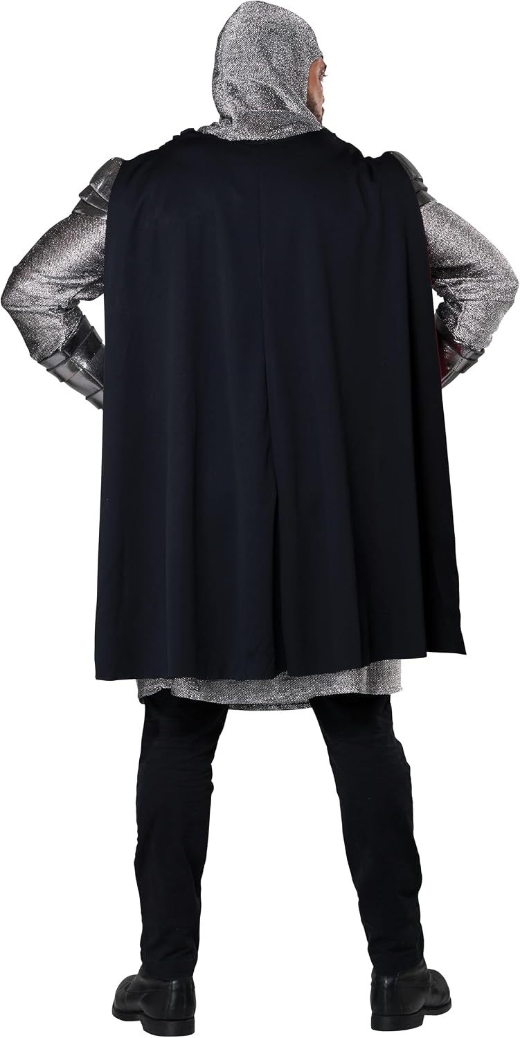 Detalle de California Costumes 1370 Men's Medieval Knight Costume with Cape and Chain-Mail Panels