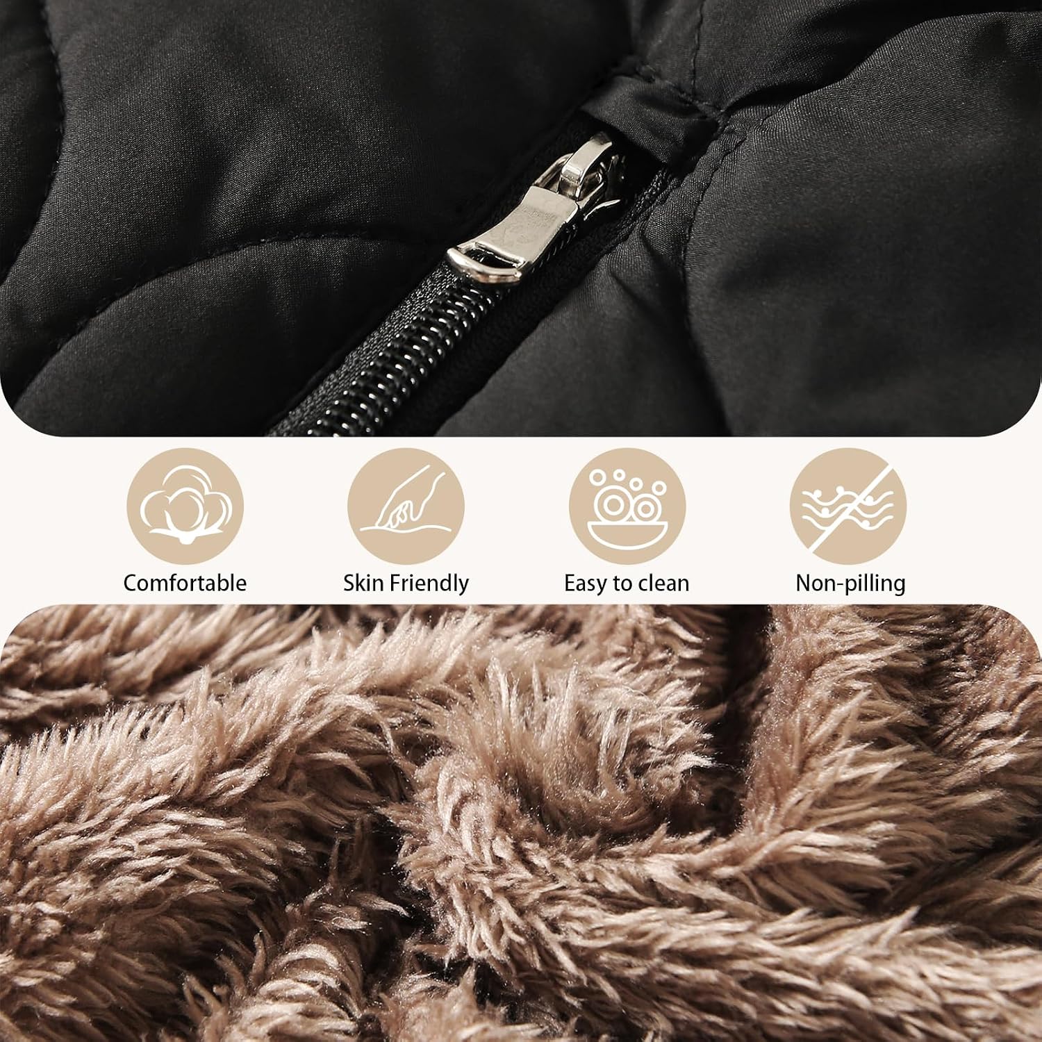 Thumbnail 2 de Yanmucy Baby Snowsuit Thick Fleece Warm Baby Coat Winter Jumpsuit – 0-24 Months