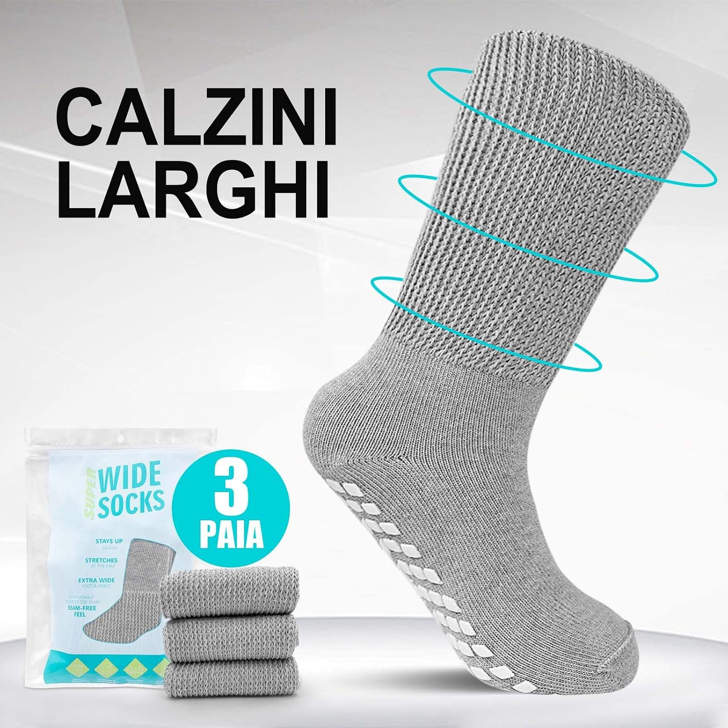 Detalle 2 de LOFIR Calze Diabetici Cotone 39–46