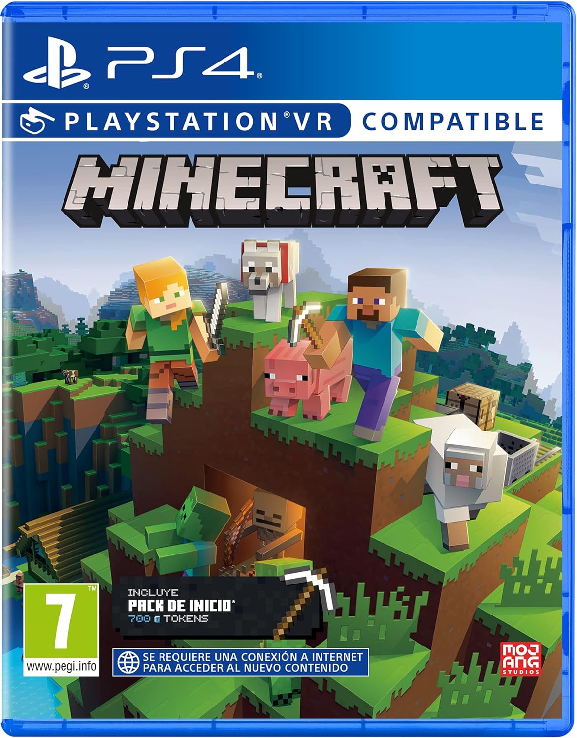 Detalle de Sony Playstation Minecraft Starter Col compatible VR — One Size
