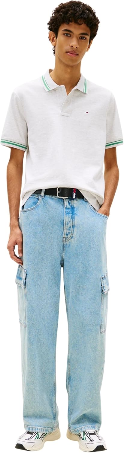 Thumbnail 3 de Tommy Jeans Tjm Reg Tipped Polo Ext Dm0dm22… da uomo (confezione da 1)