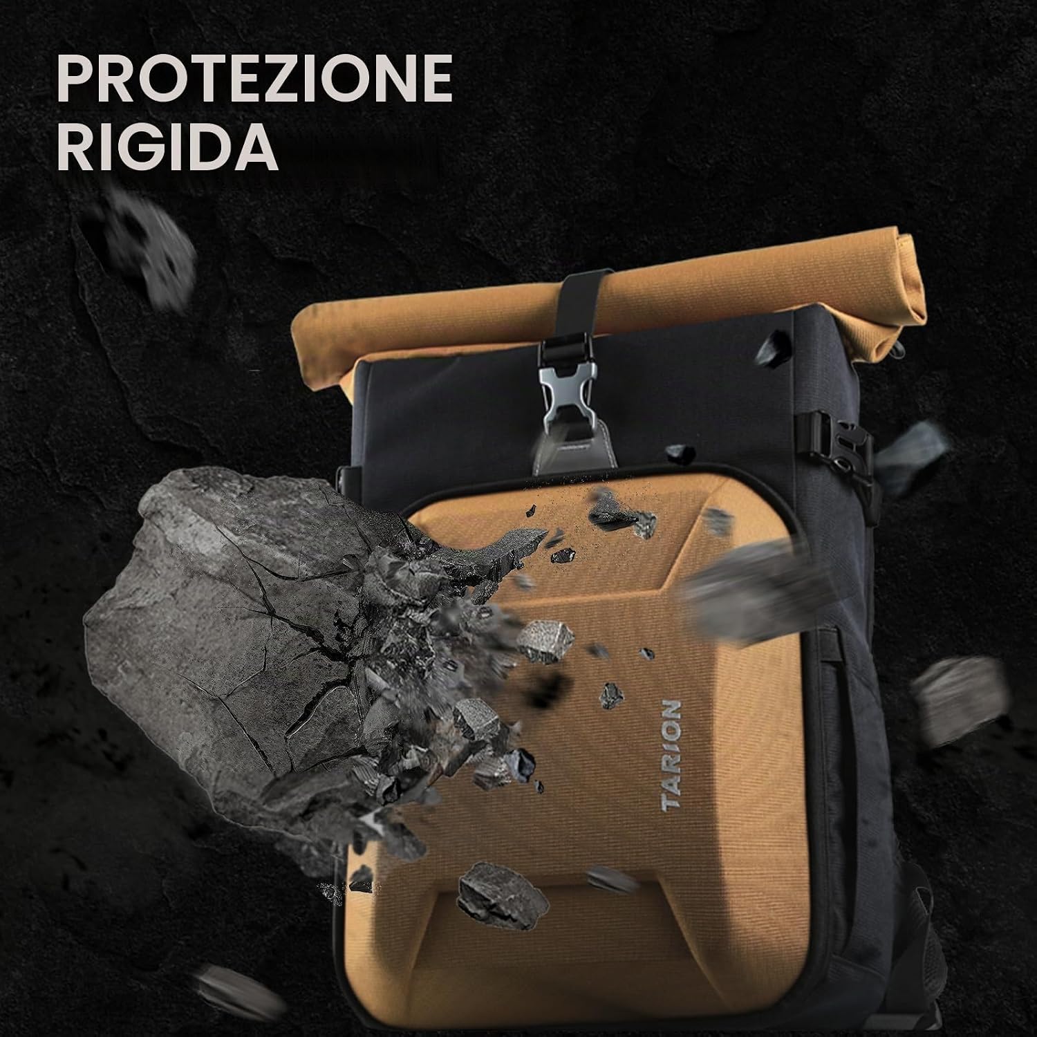Detalle 2 de TARION Zaino Fotografico Rolltop 16 L