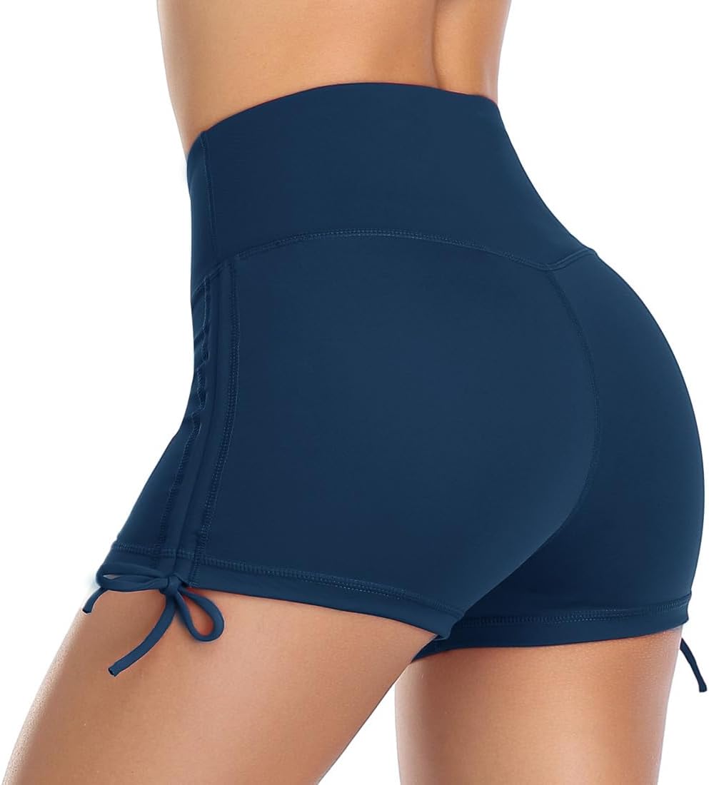 Detalle 2 de VUTRU Damen Badeshorts Kurze Hohe Taille