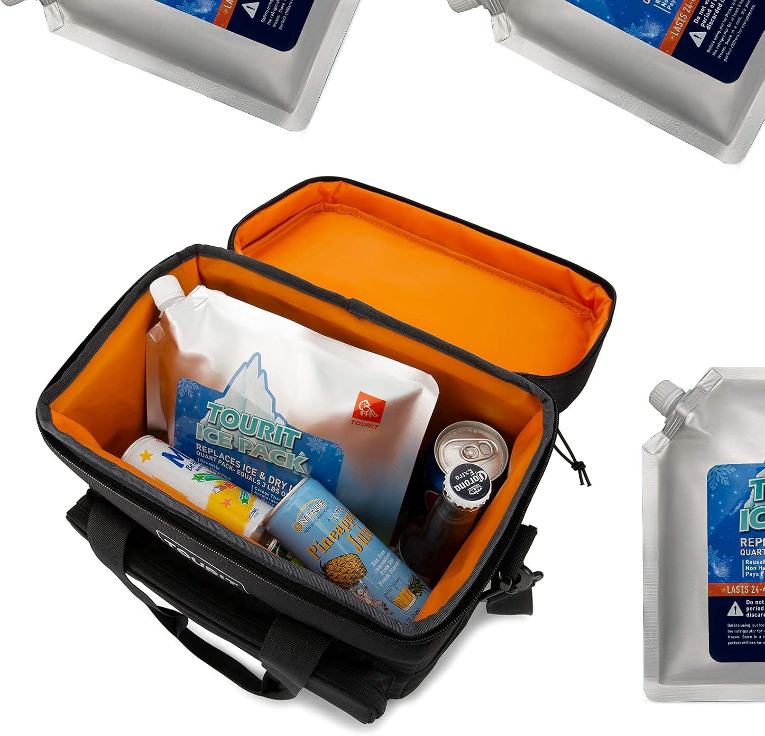 Thumbnail 6 de TOURIT Reusable Ice Packs (4 Pack) – Long-Lasting Gel Ice Packs for Coolers, Lunch Bags and More
