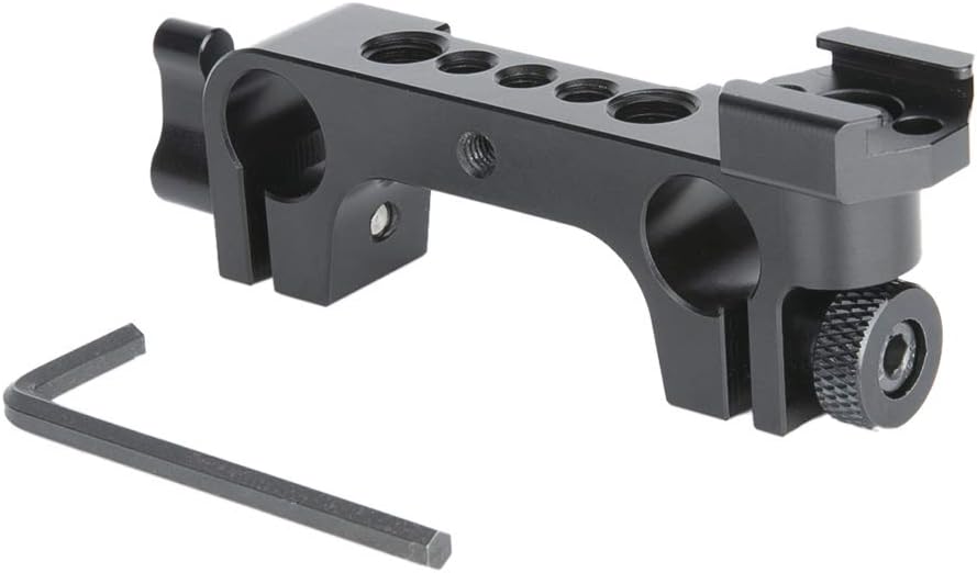 Detalle 2 de NICEYRIG 15mm Rod Clamp with Cold Shoe