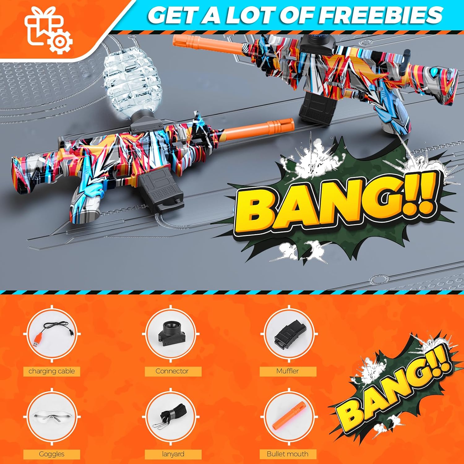 Detalle 2 de JANNIRESS Electric Gel Ball Blaster