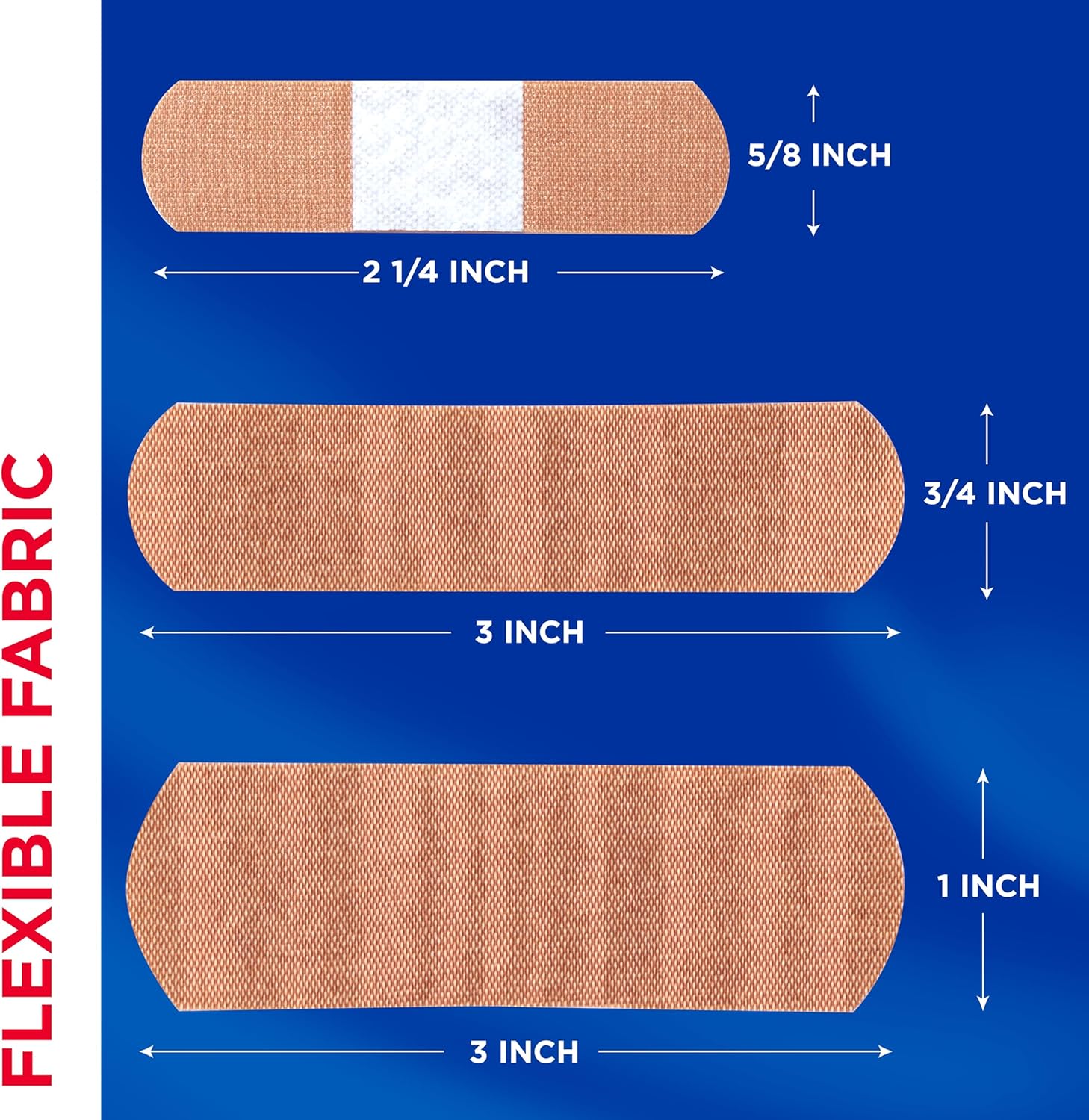 Thumbnail 4 de Band-Aid Brand Flexible Fabric Adhesive Bandages 100 ct 🩹