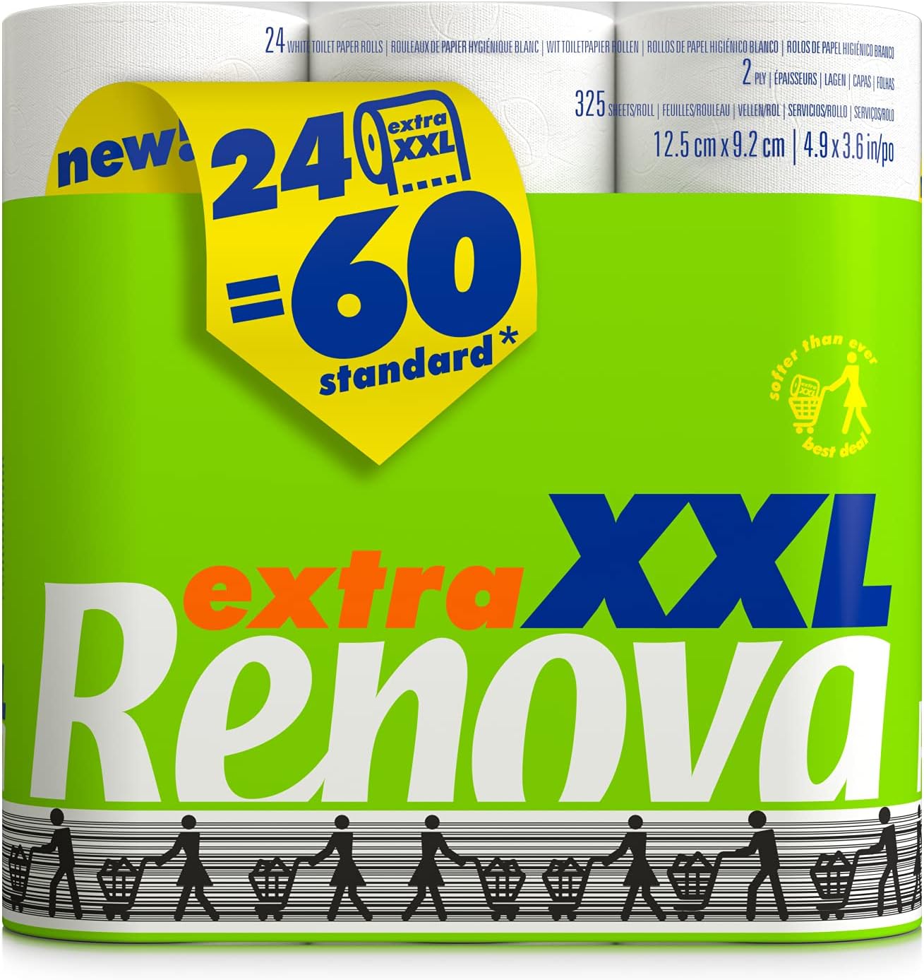 Thumbnail 1 de Renova Papel Higiénico Extra XXL 24 rollos (equiv. 60) 🧻