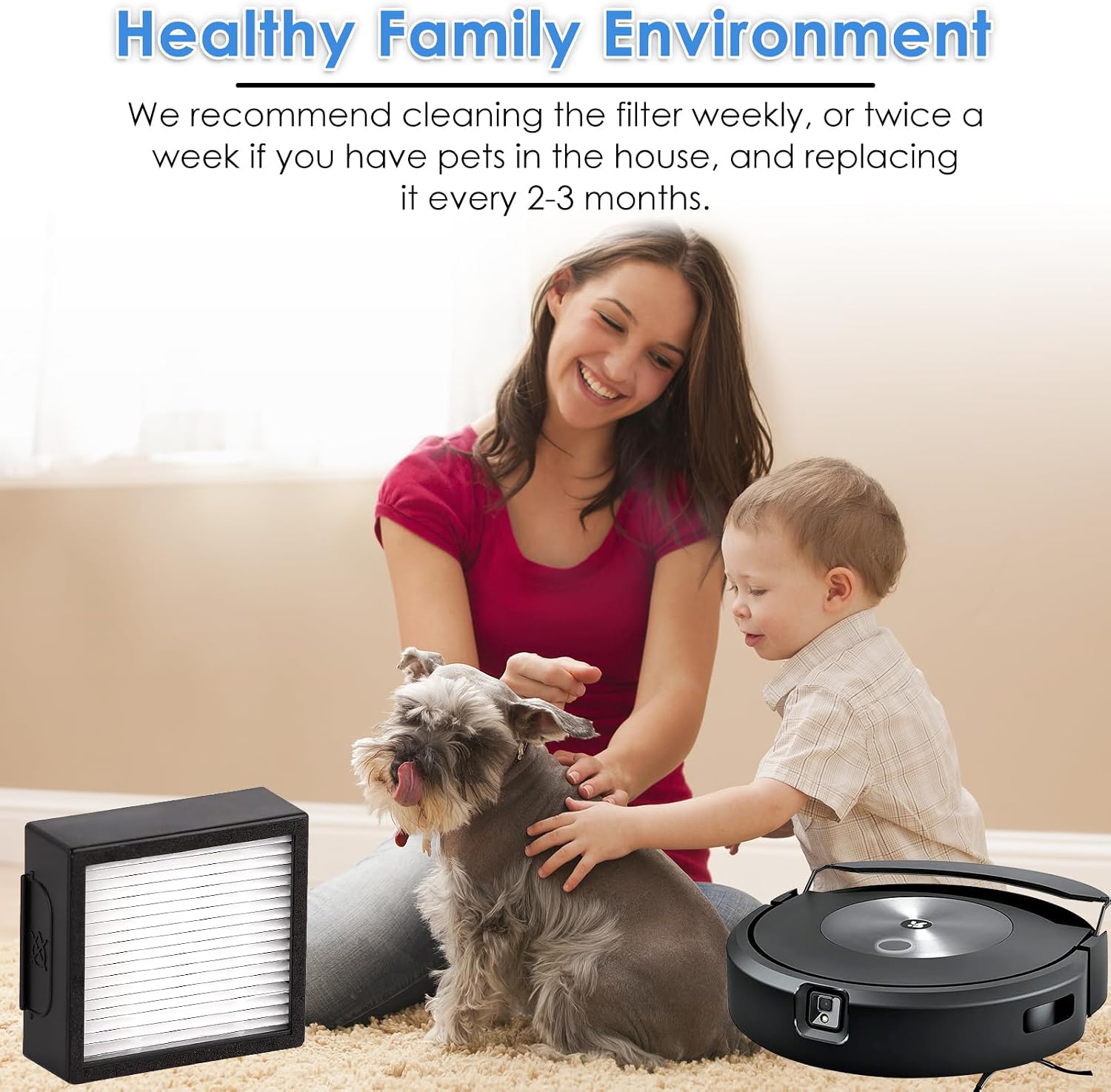 Thumbnail 4 de COWINORY HEPA-filters voor Roomba Combo j7, j7+, j9+ en 10 Max, 7 stuks