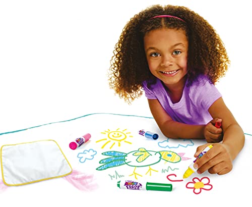 Detalle de CRAYOLA Mini Kids Tappetone Maxi 60×90 cm: superficie riutilizzabile per disegnare e colorare con pennarelli lavabili