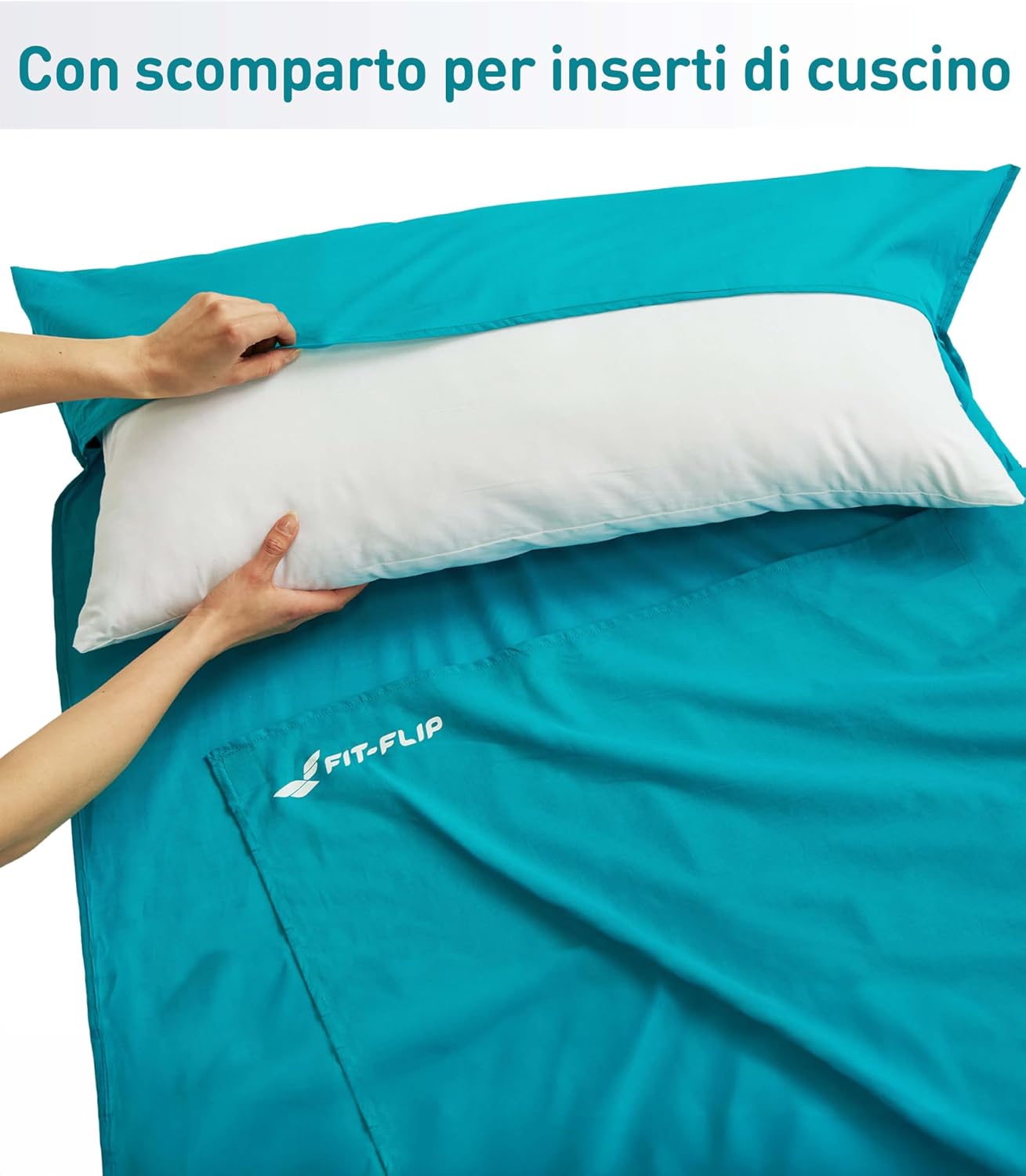 Detalle de Fit-Flip sacco lenzuolo da viaggio 325 g