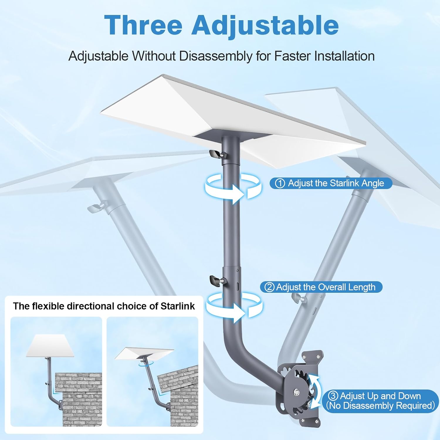 Detalle 2 de Starlink Mount with 30-Inch Extension