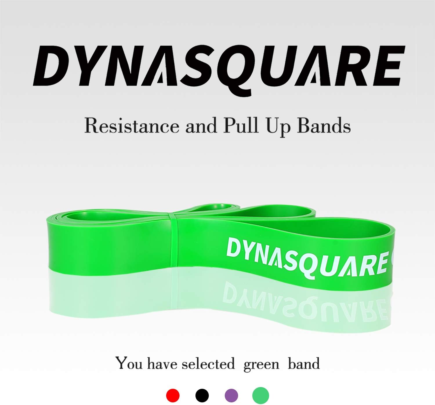 Detalle 1 de DYNASQUARE Resistance Bands, 4-Pack with Four Resistance Levels