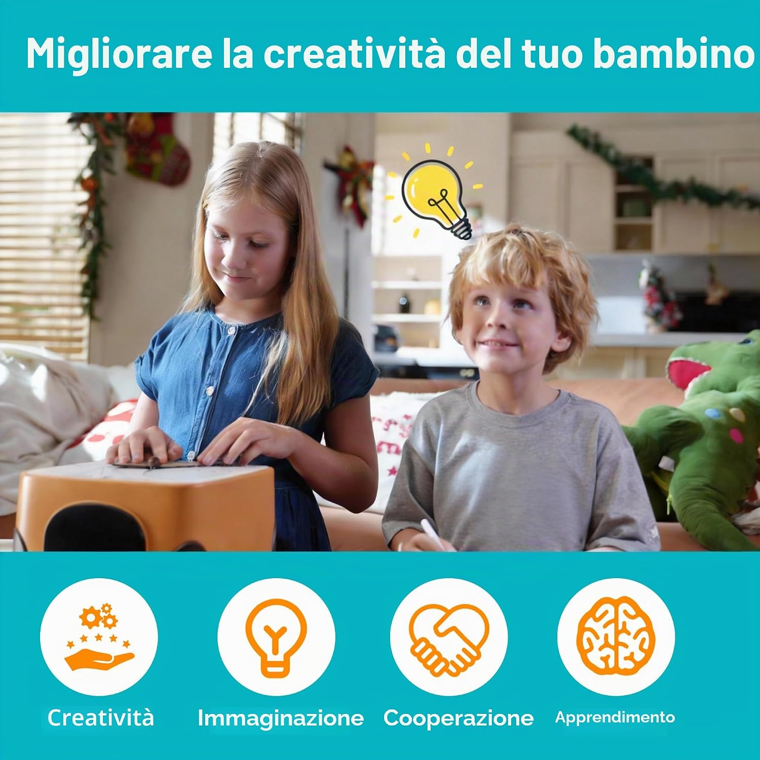 Detalle de Beaverbot Taglierina per cartone per bambini – kit sicuro e creativo per età 3+