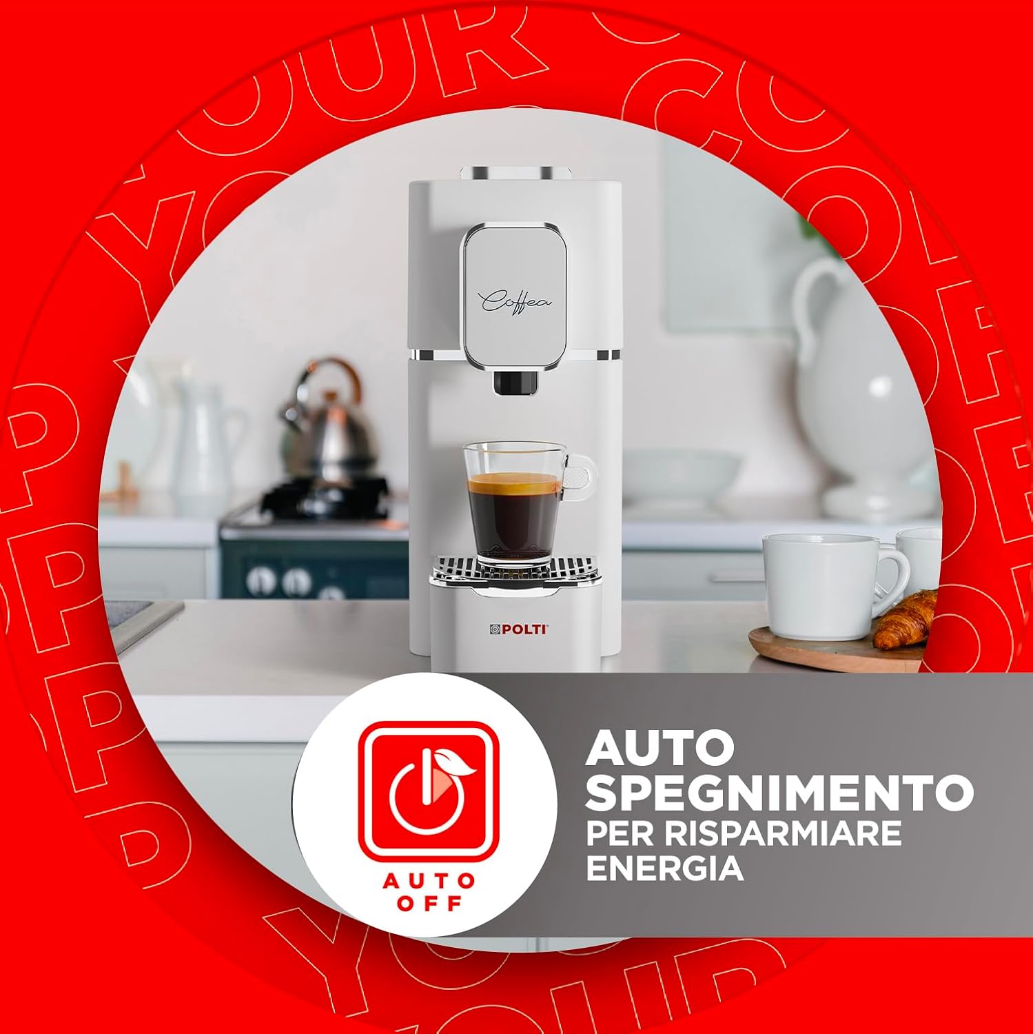 Thumbnail 5 de Polti Coffea S15W macchina espresso 19 bar
