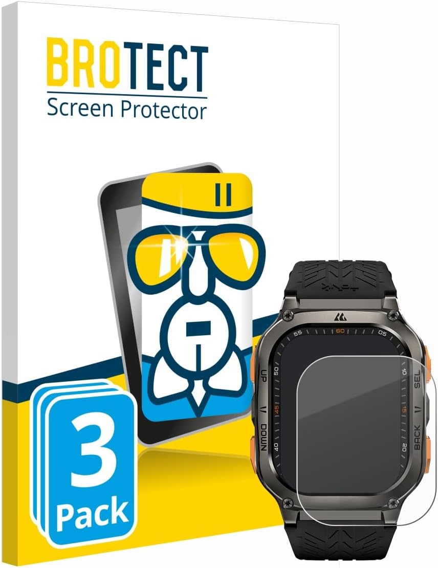 Thumbnail 1 de BROTECT Glass Screen Protector Film for Kospet Tank M3 Ultra (3 Pack) – 9H Hybrid Glass-Foil, Ultra Clarity