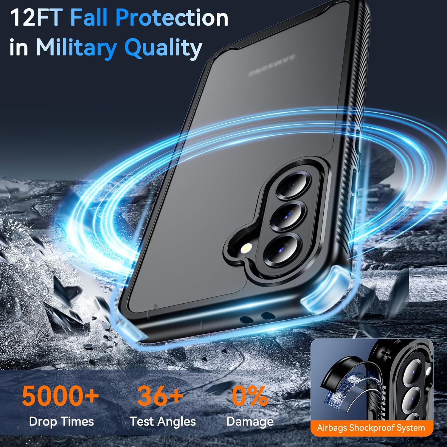 Detalle 2 de 360° Full Body Case for Samsung Galaxy A56 5G