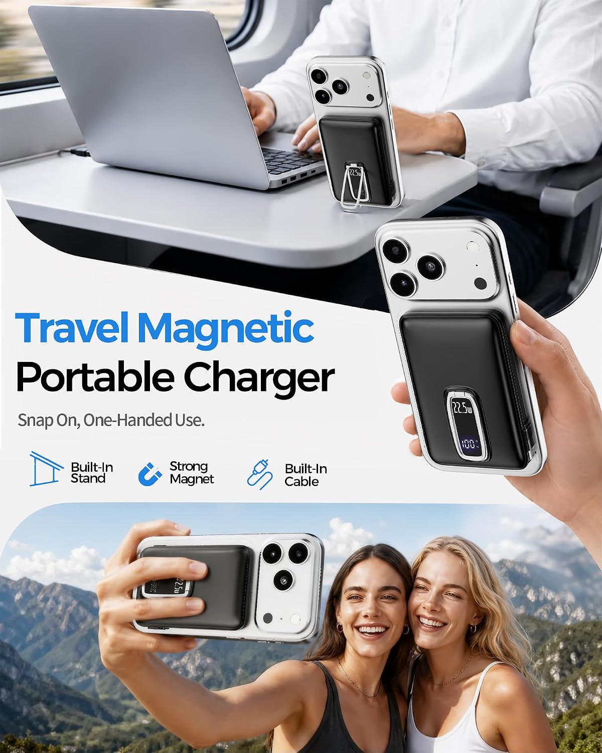 Detalle 2 de Nllosa Magnetic Power Bank, 10000mAh