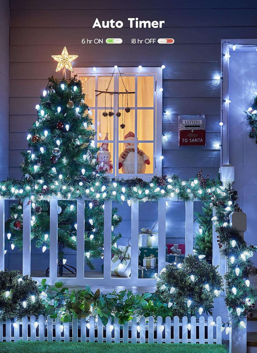 Detalle 2 de Brightown C9 Christmas Lights, 114 ft
