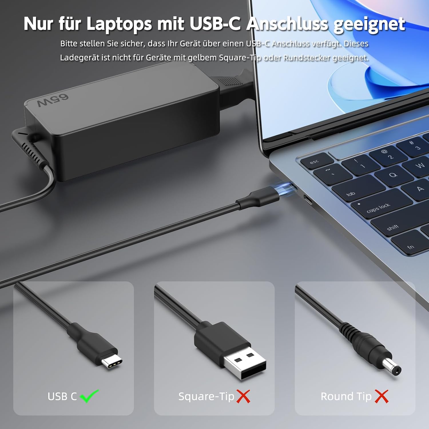 Thumbnail 1 de Lenovo ThinkPad 65W USB-C Alimentatore per laptop