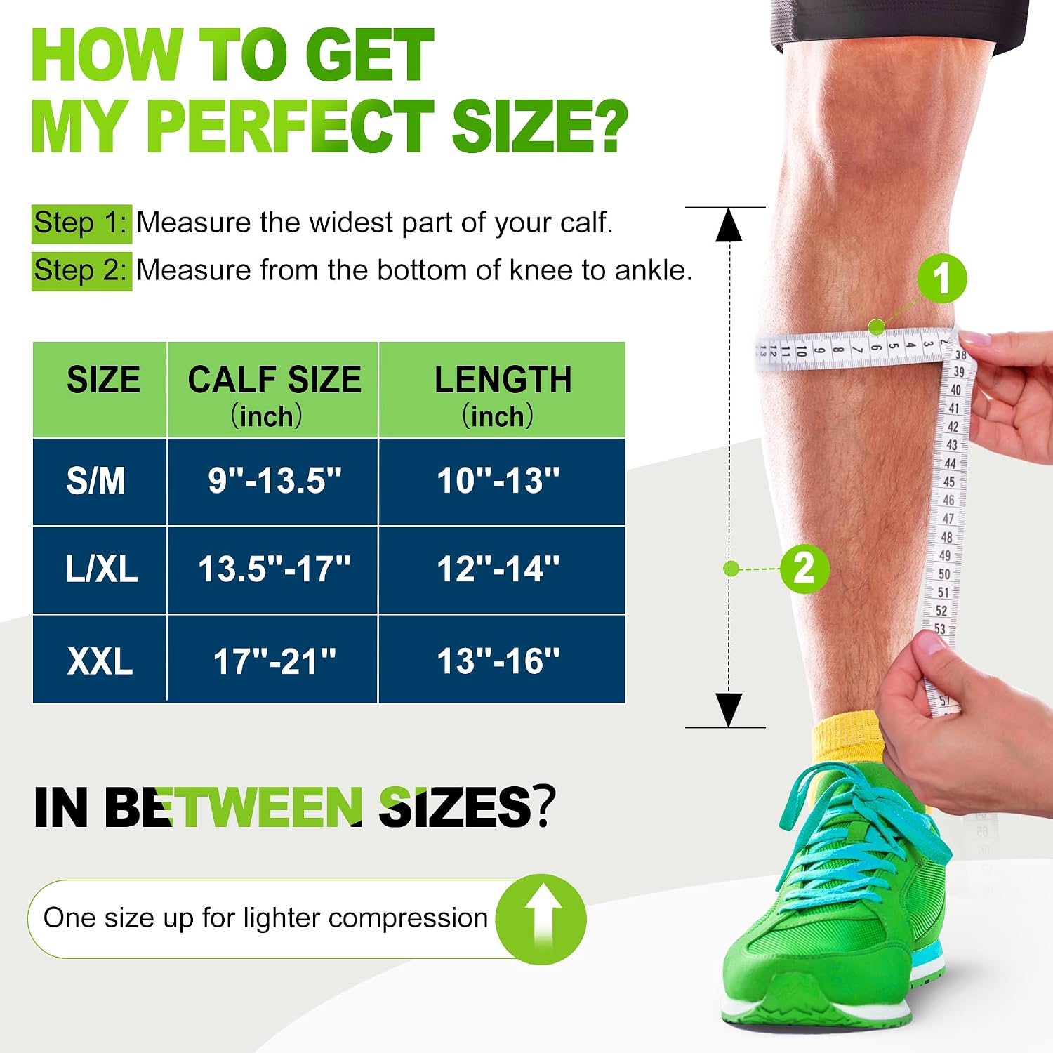 Thumbnail 2 de NEWZILL Power Calf Sleeve Compression Sleeves, 20–30 mmHg for Running and Travel