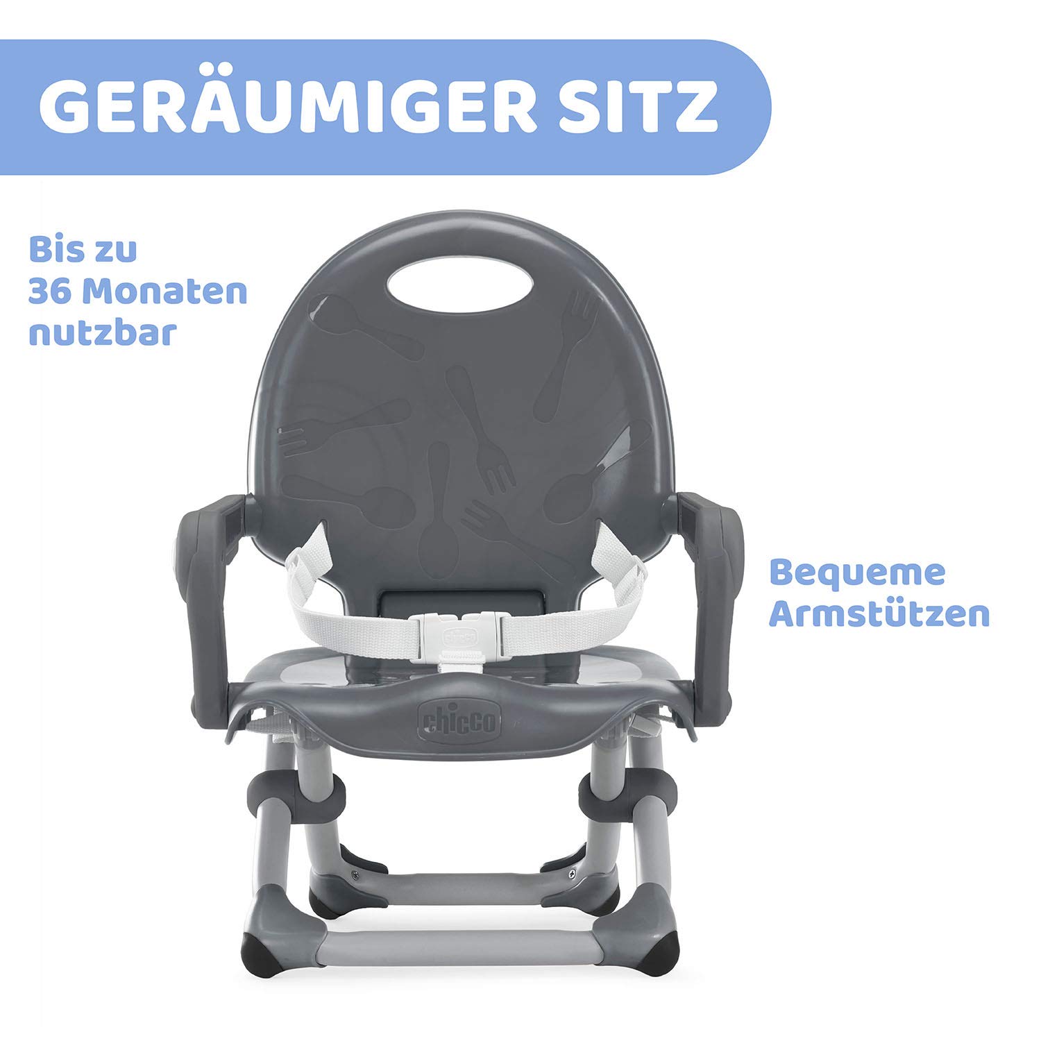 Thumbnail 3 de Chicco Pocket Snack Kindersitzerhöhung – tragbar, verstellbar und kompakt für 6 Monate bis 3 Jahre