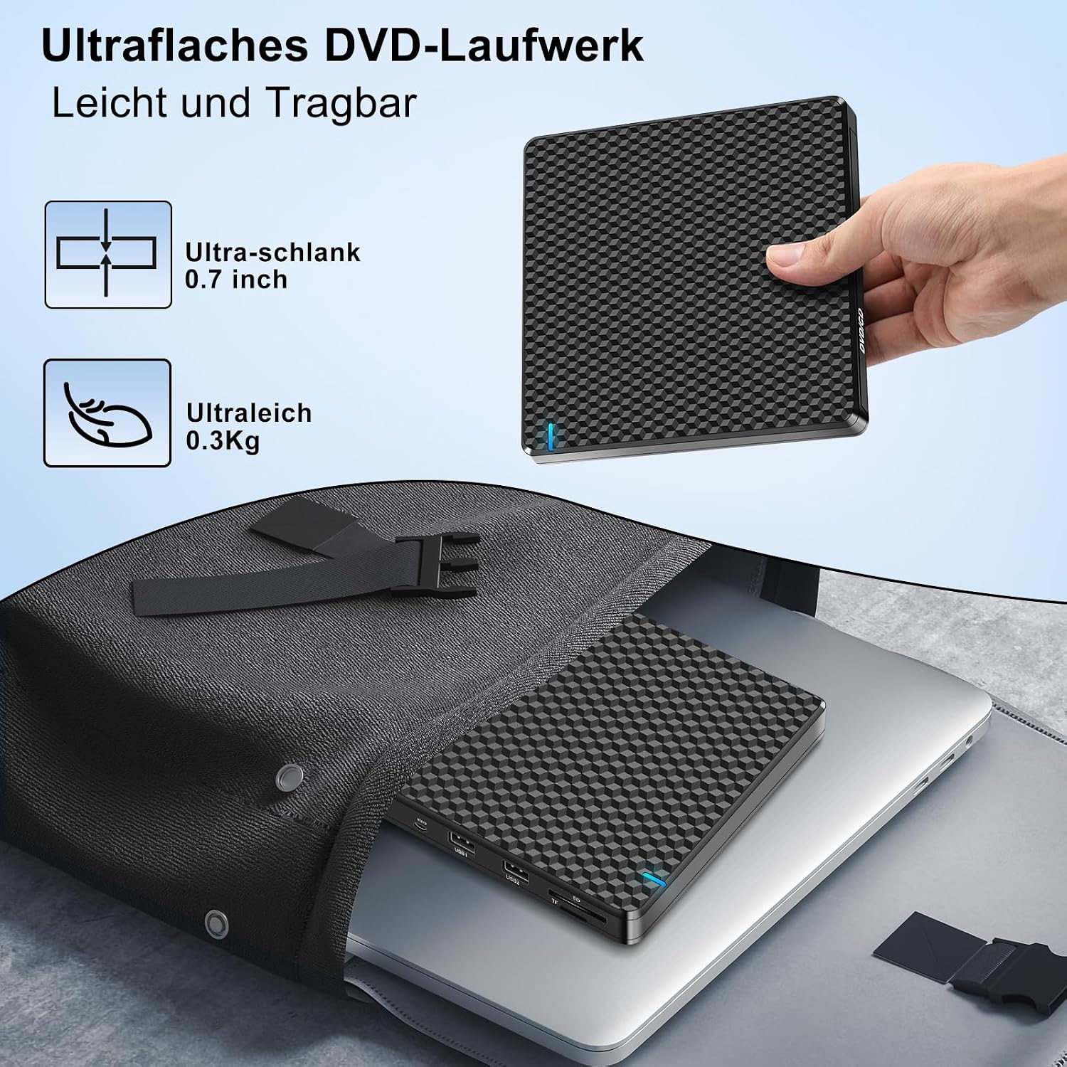 Thumbnail 5 de NOLYTH Externes DVD Laufwerk USB-C đź“€
