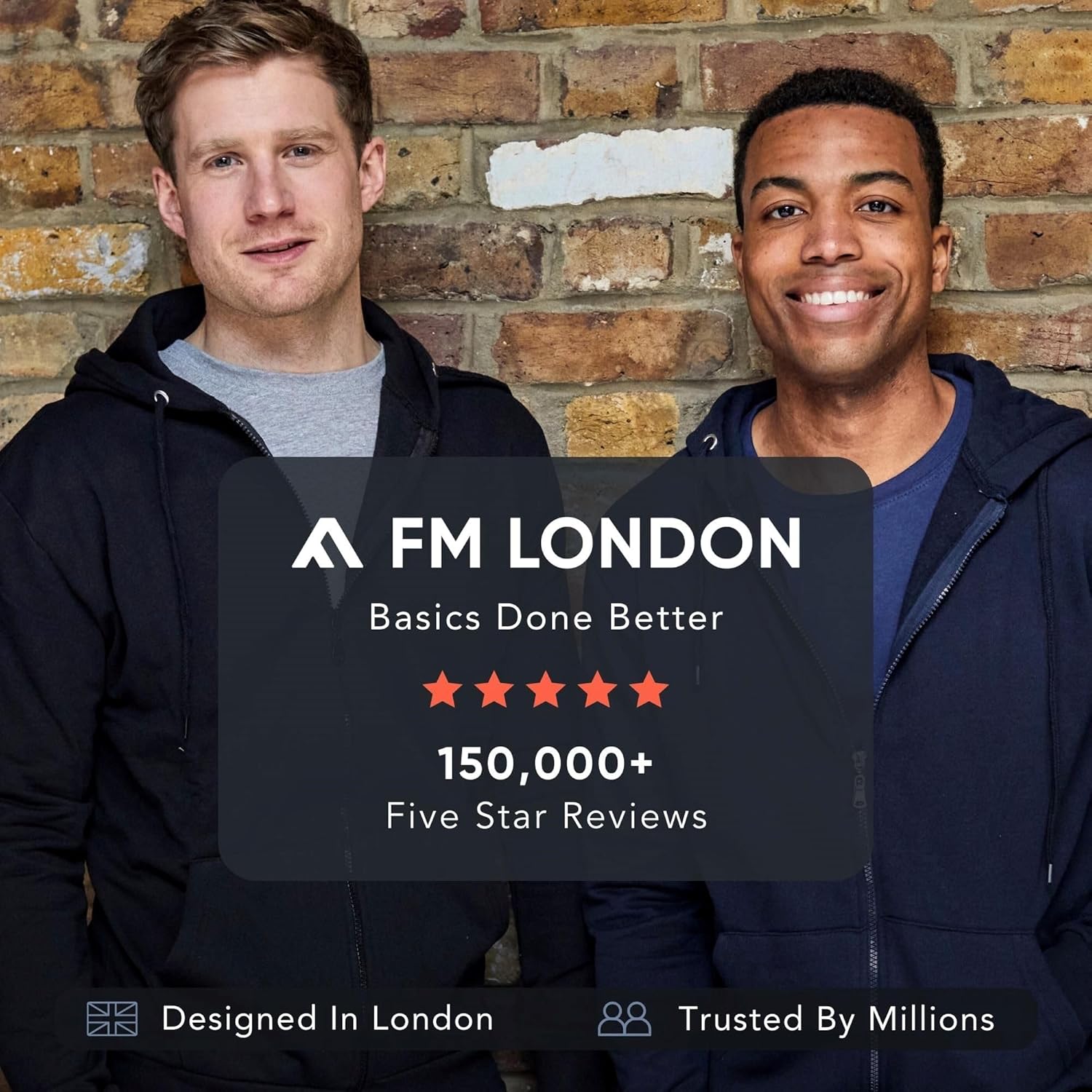Detalle 2 de FM London – Lot de 5 Boxers très Doux en Bambou, sans étiquette, coupe élastique, pour Homme