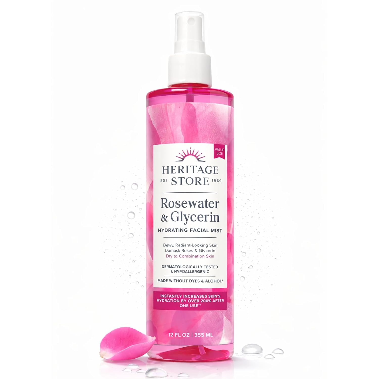 Detalle de Heritage Store Rosewater Glycerin Mist