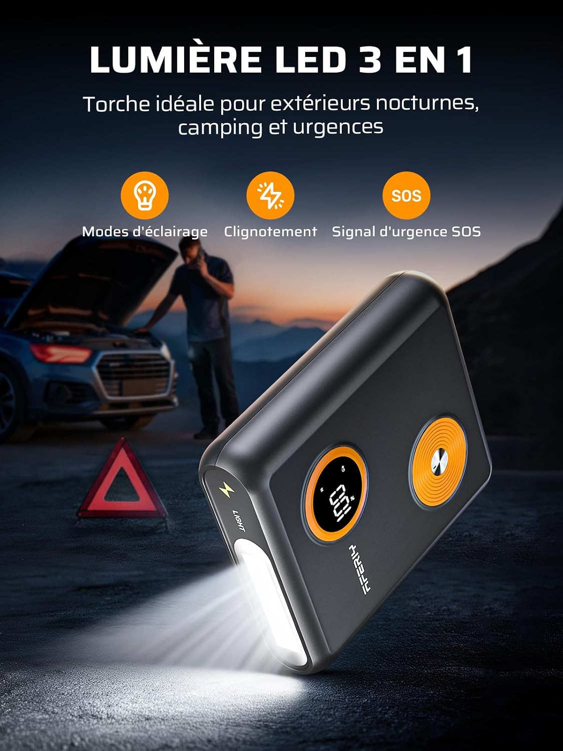 Detalle de AFERIY GK03 Booster 27500mAh pour voiture