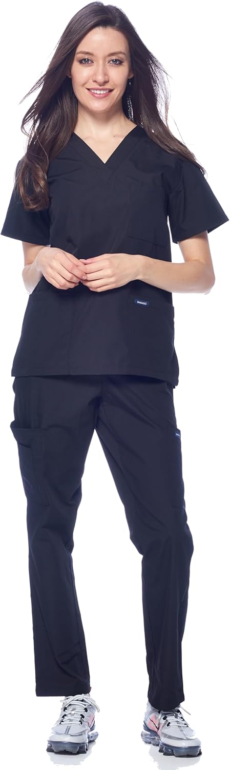 Thumbnail 1 de Dagacci Scrubs Medical Uniform Set 5-Pocket Top & Pants