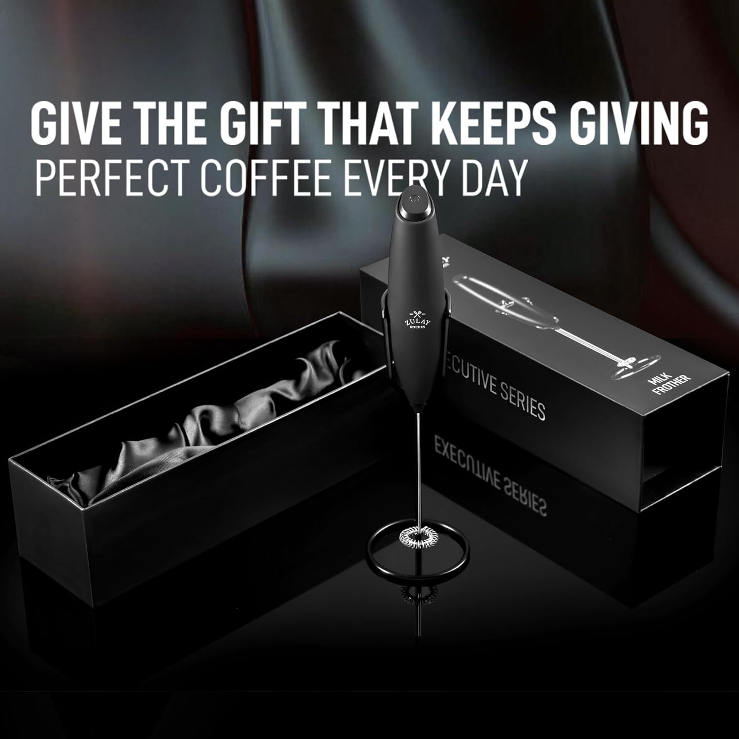 Thumbnail 1 de Zulay Executive Series Milk Frother Wand 🥛