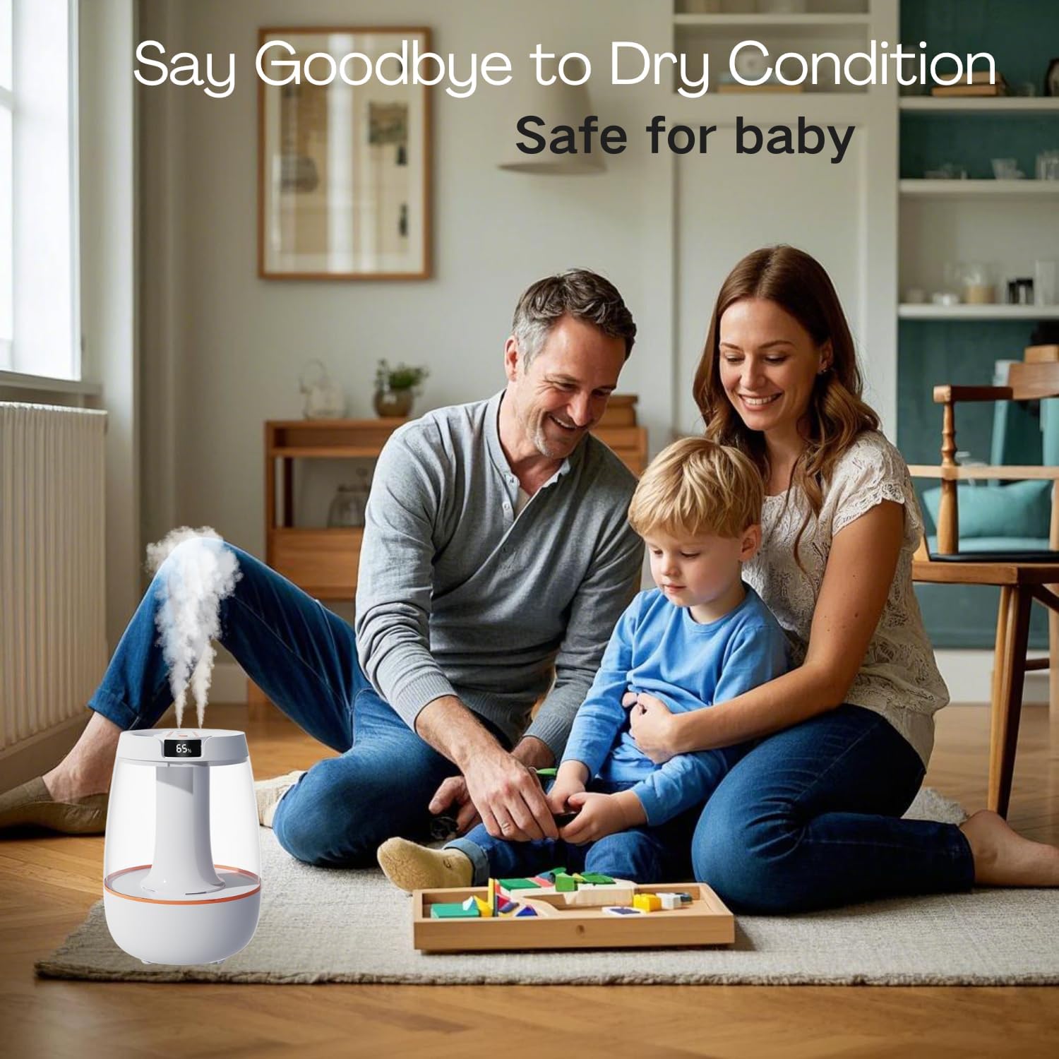 Thumbnail 5 de Valtreecho 3L Humidifier for Bedroom — Ultra-Quiet, Night Light, Auto Shut-Off