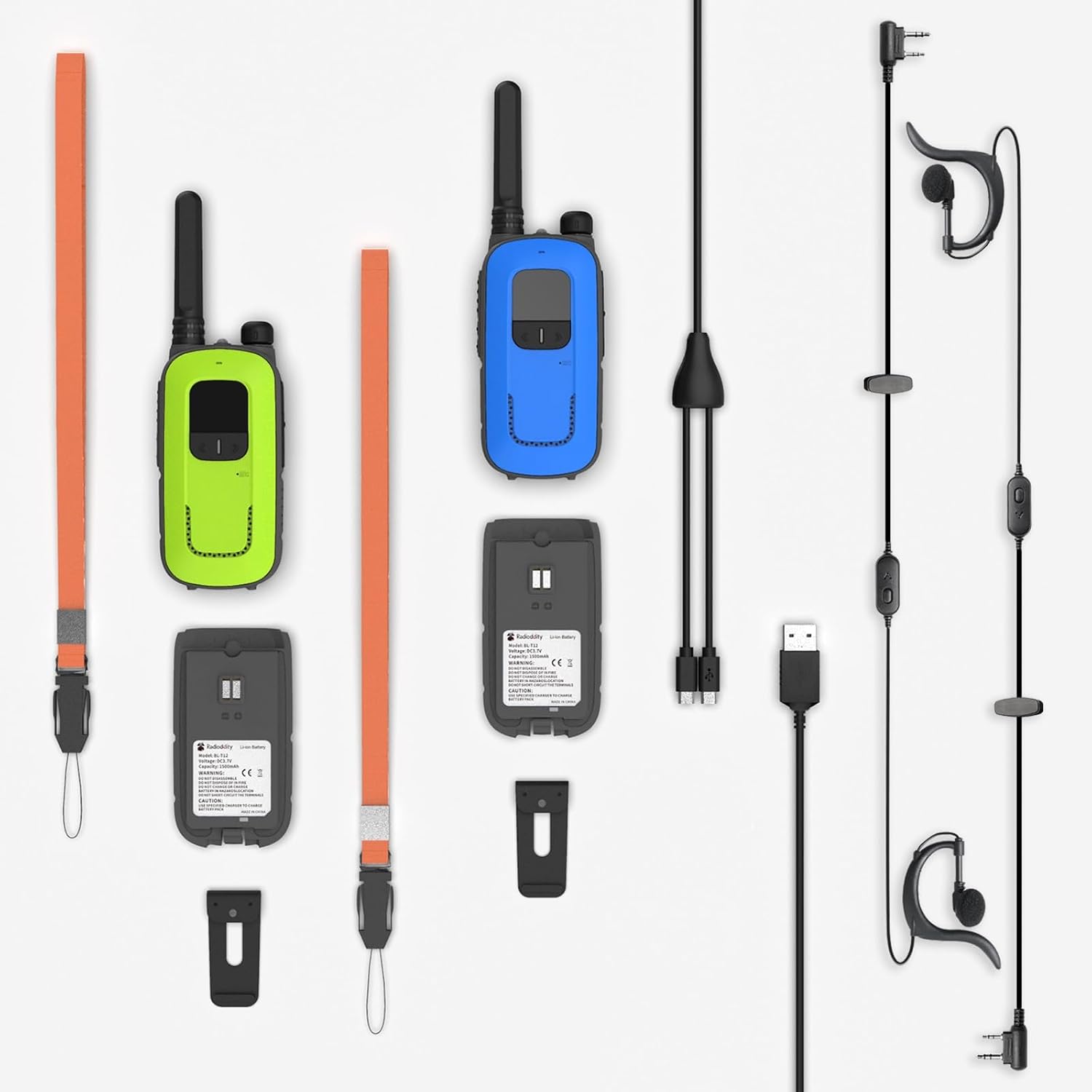 Thumbnail 8 de Radioddity PR-T3: Walkie Talkies Recargables para Niños 📞
