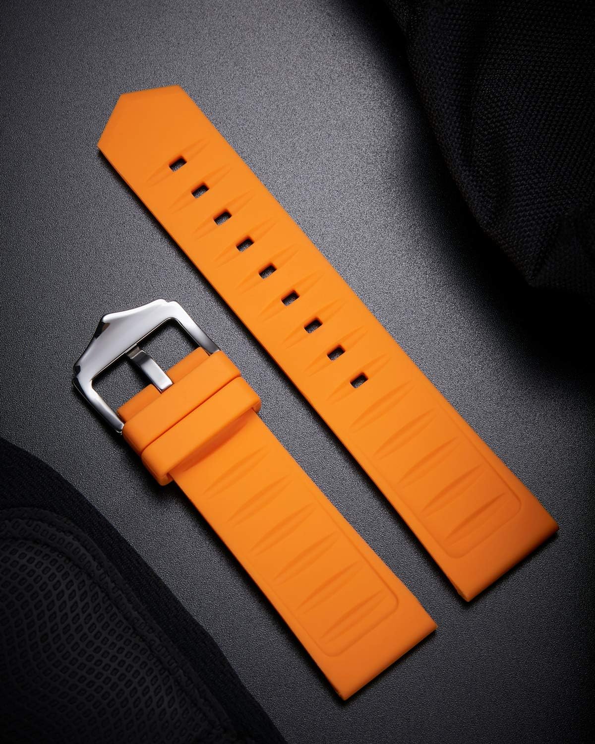 Thumbnail 2 de BINLUN Silikon-Uhrenarmbänder (12–28 mm) – sportlich, flexibel und atmungsaktiv als Ersatzband