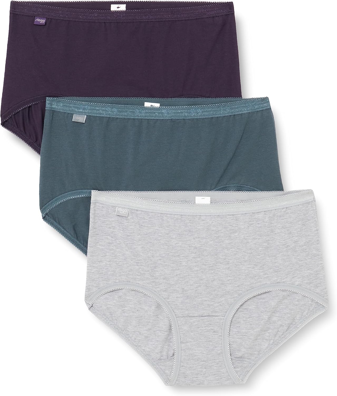 Thumbnail 4 de Sloggi Basic+ Midi C3p Midi Femme (lot de 3) – slips midi confortables et respirants