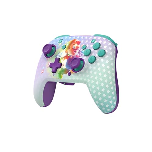 Detalle de Turtle Beach Rematch Invincible Mario Controller: wireless per Nintendo Switch, design esclusivo Super Mario