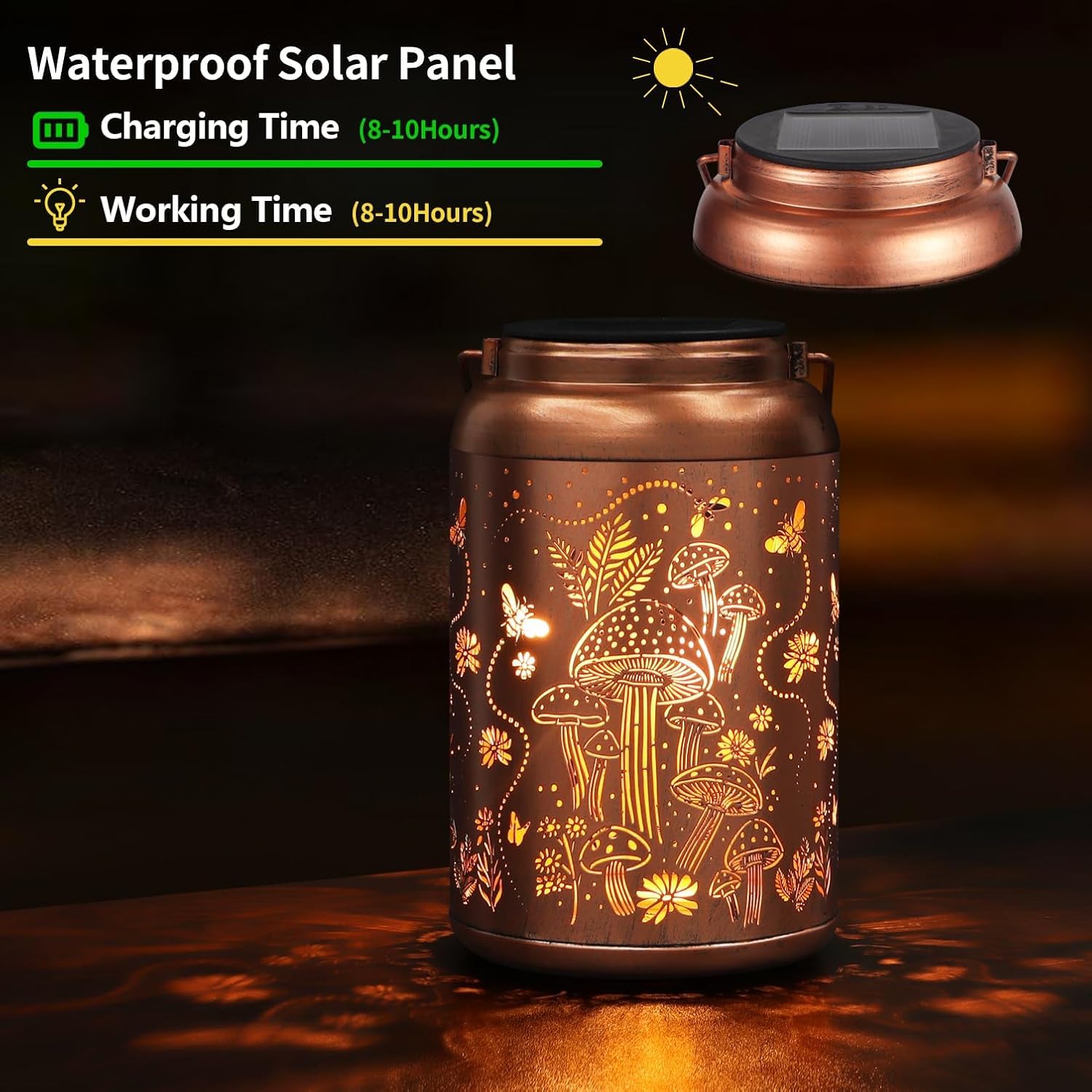 Detalle de Solar Garden Lanterns, 2-Pack