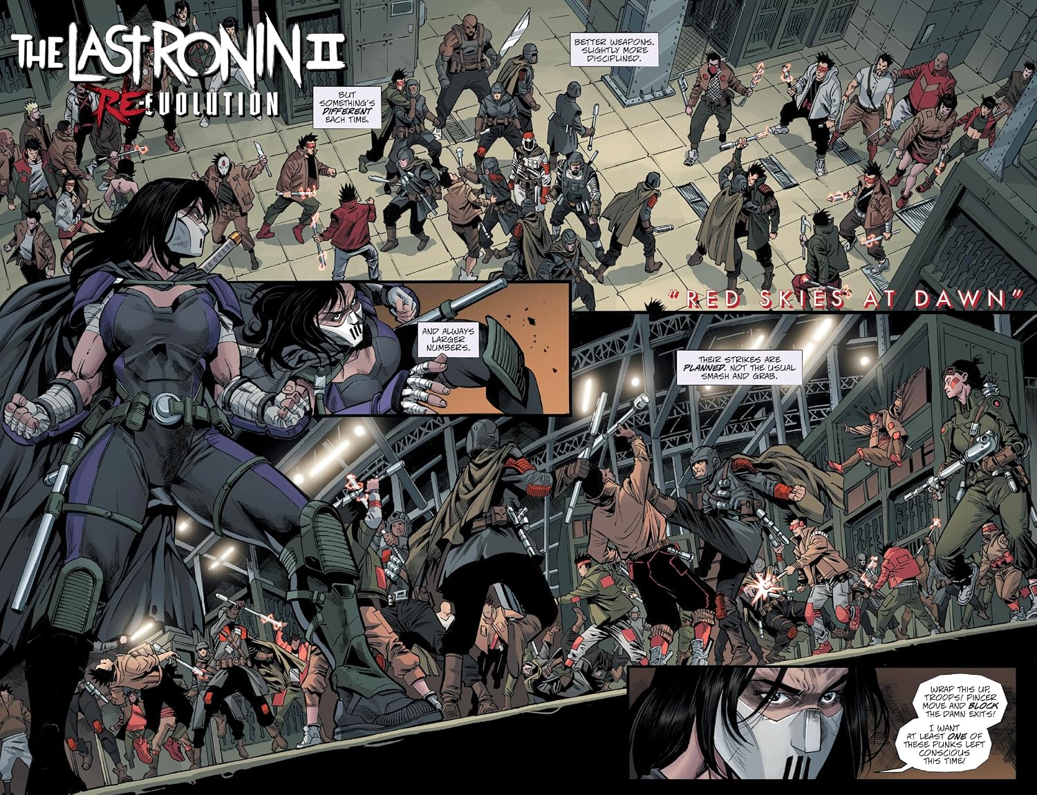 Detalle de Teenage Mutant Ninja Turtles: The Last Ronin II--Re-Evolution – graphic novel, 232 pagina's