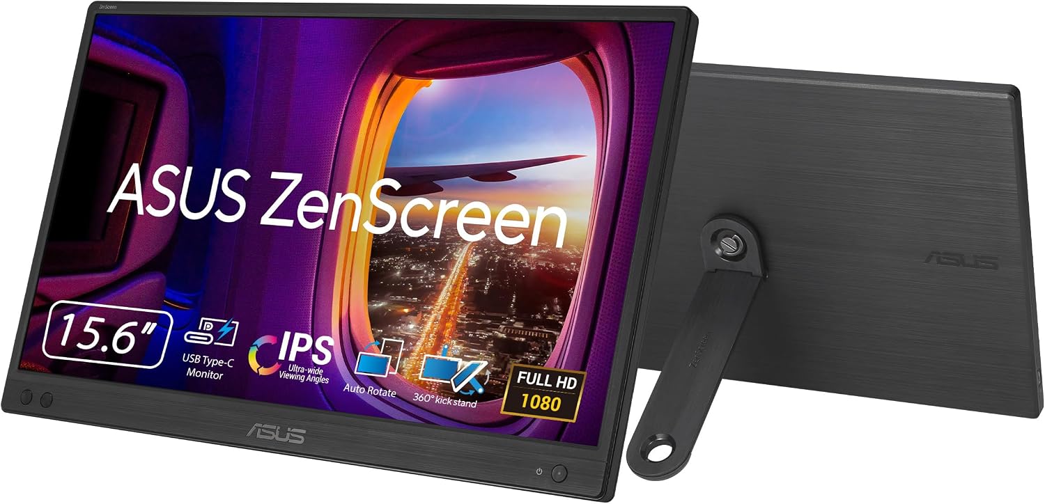 Detalle de ASUS ZenScreen MB166CR USB monitor 15.6 inch