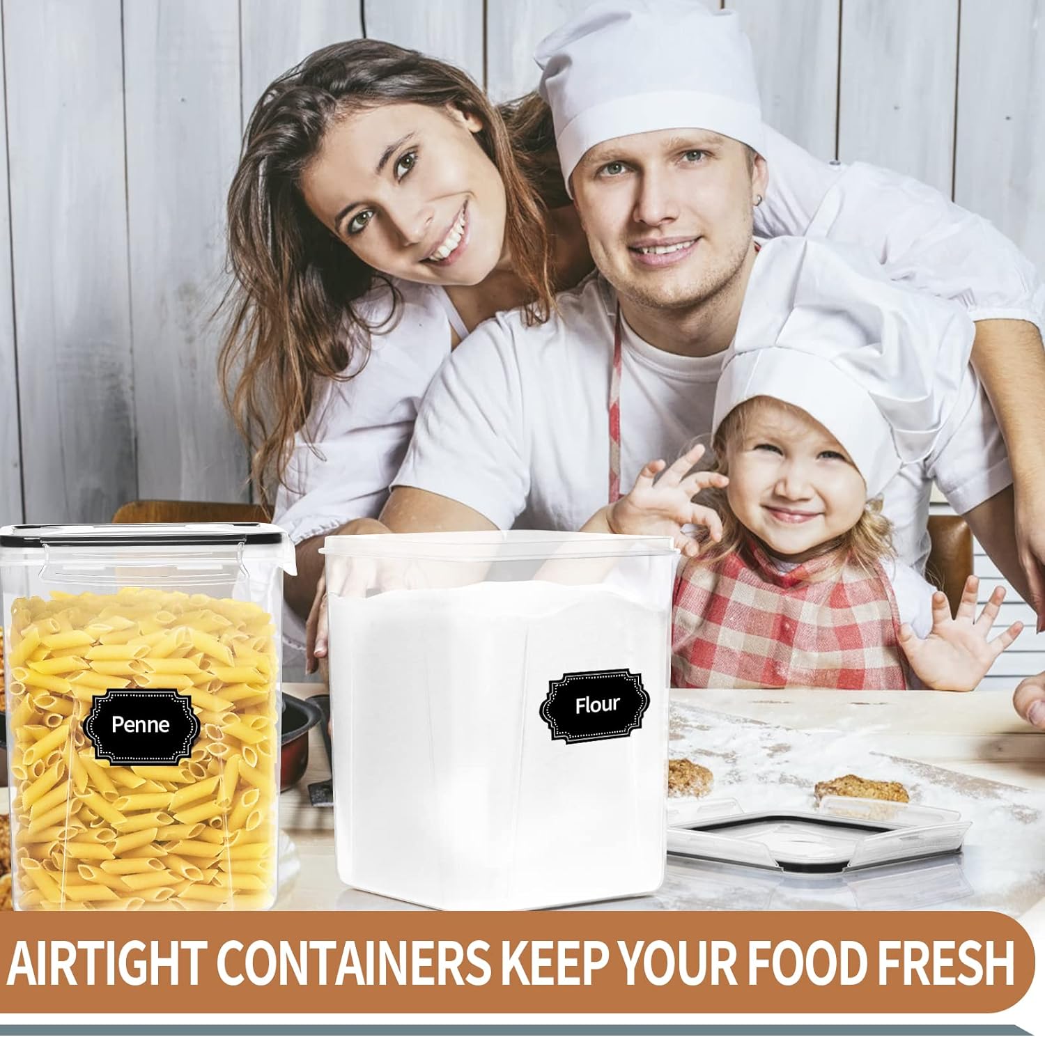 Detalle 2 de PRAKI food storage containers 5.2L