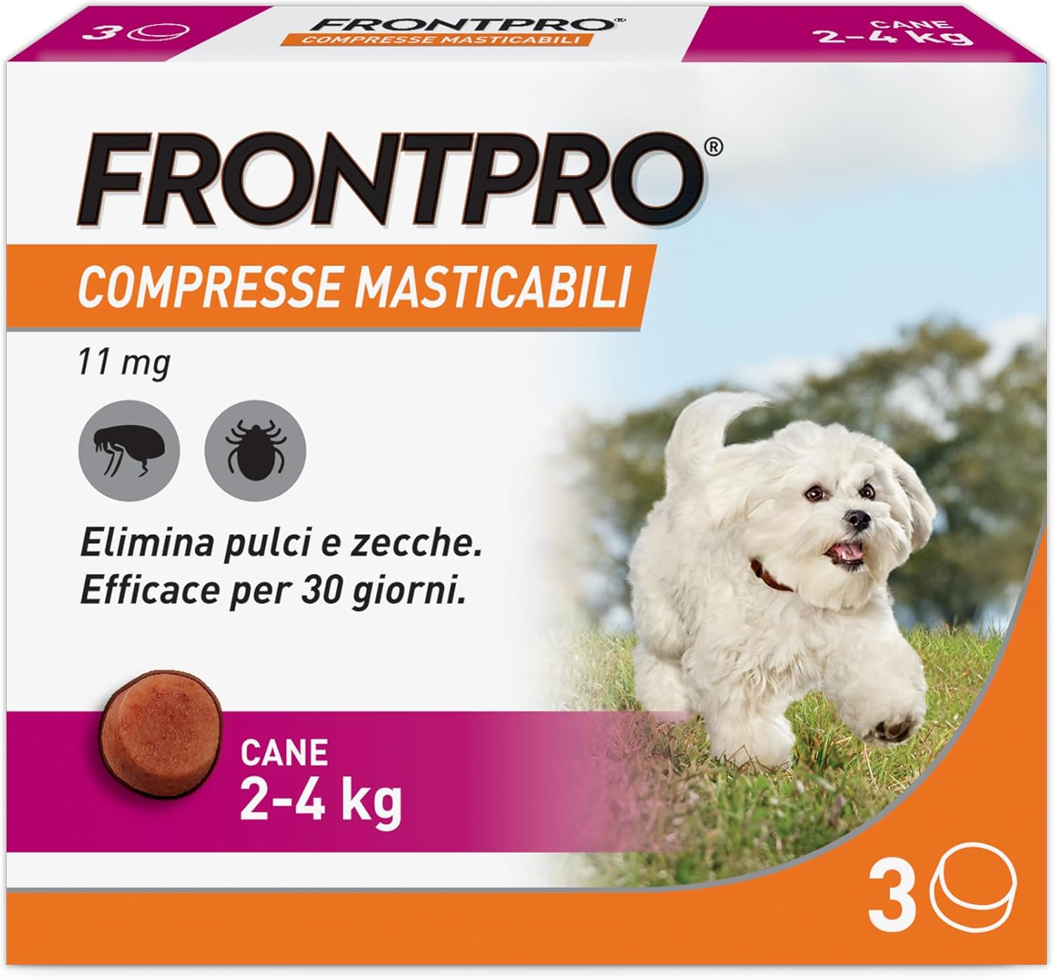 Thumbnail 6 de FRONTPRO 3 compresse masticabili antiparassitario per cani 10–25 kg afoxolaner