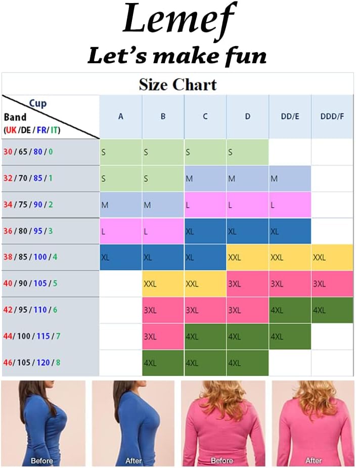 Thumbnail 1 de Lemef 3-Pack Seamless Wirefree Yoga Sports Bras with Removable Pads (Medium Support)