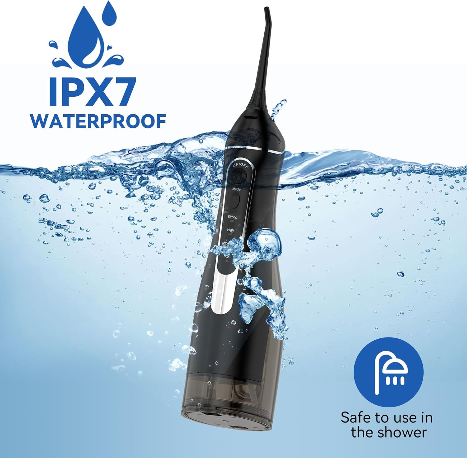 Thumbnail 5 de Cordless Portable Water Flosser with 300ML Tank — Travel-Friendly Oral Irrigator